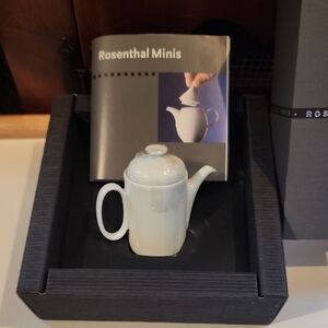 Rosenthal Germany Minis Porcelain Teapot in White